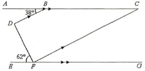 Angles & Parallel line practice 1 question 6