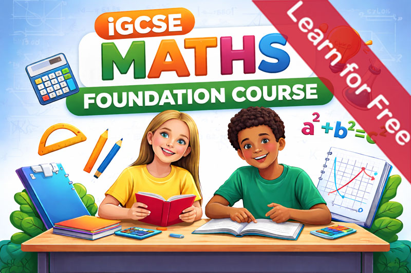 iGCSE free Maths foundation course